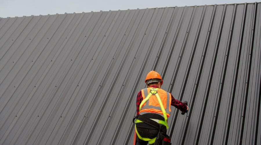 Professional metal roof installation services in Benavides, TX